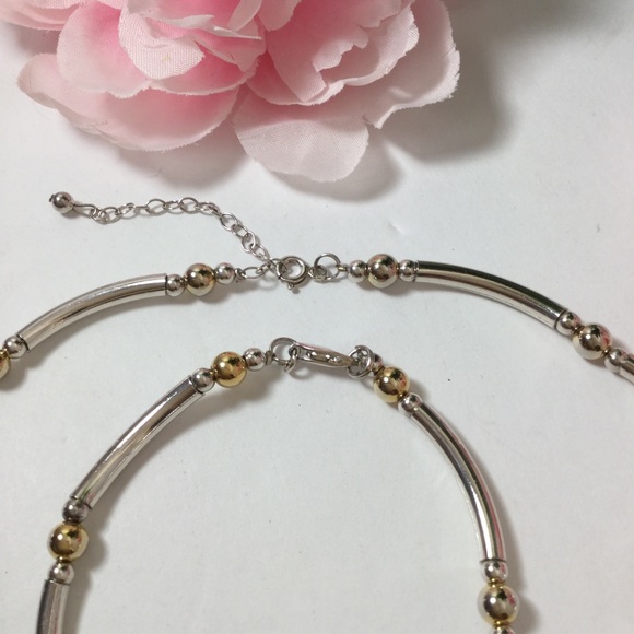 🚫 SOLD🚫 sterling silver necklace & bracelet - Picture 3 of 4